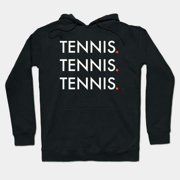 Tennis Design for Tennis Player Hoodie by whyitsme